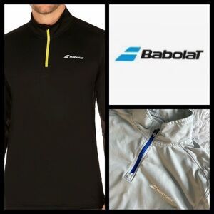 NWOT Babolat Men’s Gray Quarter-Zip Pullover
